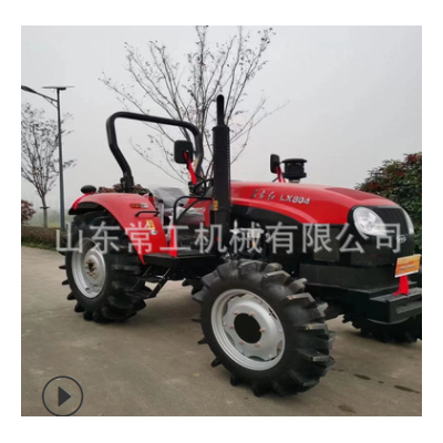 東方紅LX804農用大橋開荒犁地拖拉機 山地丘陵旋耕翻地播種拖拉機