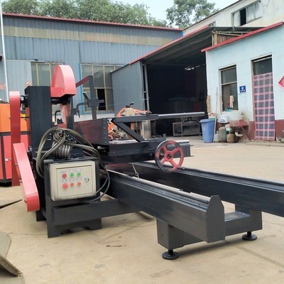 半自動圓木推臺鋸 新型圓木推臺鋸木工機械開料鋸機械廠家供應