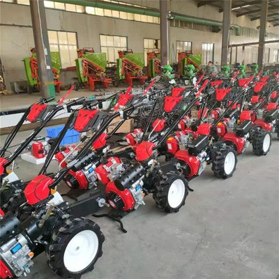 匠銳小型家用四驅(qū)微耕機(jī)廠家山地開墾松土開溝機(jī)加工一機(jī)多用機(jī)械