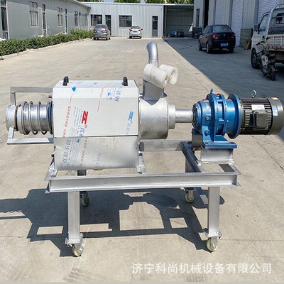 供應不銹鋼糞水脫離機 養殖場糞便擠壓式干濕分離機