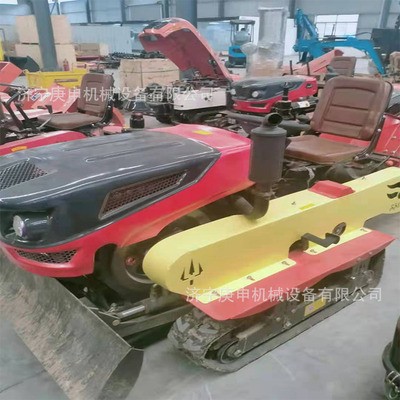 乘坐式履帶式微耕機(jī) 自走式田園管理機(jī) 遙控開(kāi)溝回填除草旋耕機(jī)