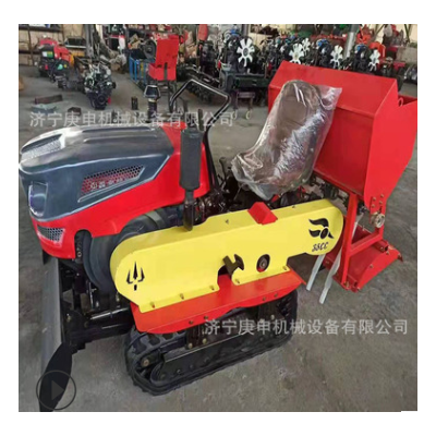 園林草坪開(kāi)荒除草機(jī) 乘坐式遙控旋耕機(jī) 履帶式田園管理機(jī)