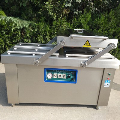 廠家直銷600雙室真空包裝機 真空米磚大米包裝機 真空茶葉包裝機