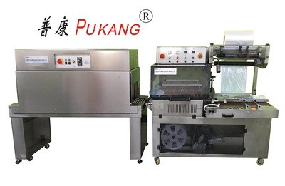 全自動不銹鋼L型封切收縮包裝機，304不銹鋼紙盒包膜機，包膜機