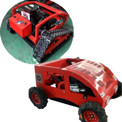 雅馬哈汽油除草機園林 一個人遠程操作四輪驅動遙控割草碎草機