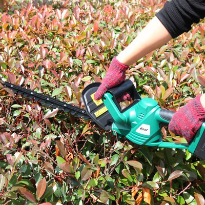 伊司達電動綠籬機鋰電充電式修枝剪家用修枝機粗枝剪綠籬剪ET1406