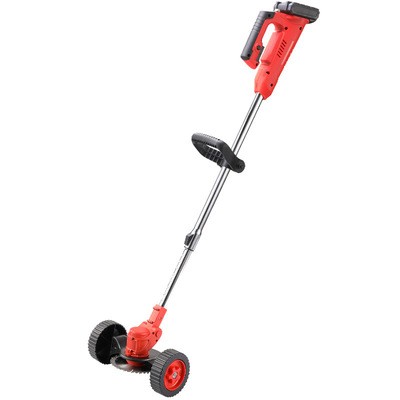 家用鋰電割草除草機 充電式草坪修剪打草機 園林工具電動鋤草機