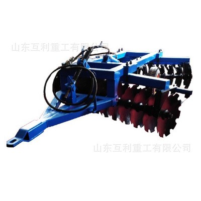 水田驅(qū)動(dòng)圓盤犁 開荒中耕除草機(jī) 24片折翼圓盤耙