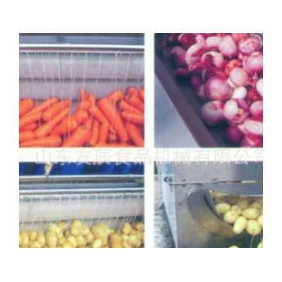 紅薯土豆毛輥去皮機(jī) 土豆廠家加工定制流水線 土豆清洗凈菜生產(chǎn)線