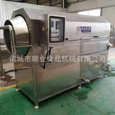供應(yīng)滾筒清洗機果蔬 玉米滾筒噴淋清洗機價格 核桃仁滾筒清洗機