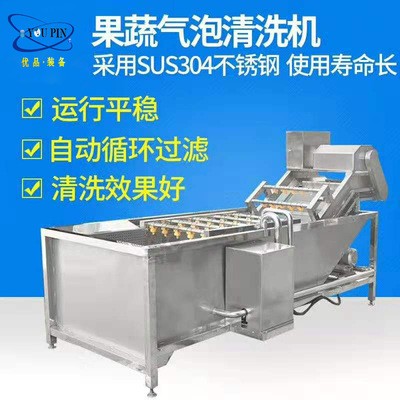 蔬菜清洗生產線 不銹鋼凈菜加工設備 蔬菜清洗設備 氣泡清洗機