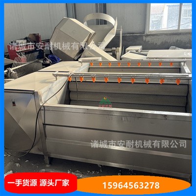蓮藕芋頭毛輥清洗機 304不銹鋼去皮機 加粗毛輥清洗設備