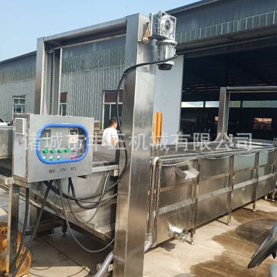 全自動(dòng)噴淋式青辣椒清洗機(jī) 瓜果蔬菜氣泡清洗機(jī) 不銹鋼果蔬清洗機(jī)