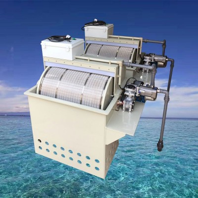 廣州廠家產銷水產循環水養殖滾筒過濾開式微濾機PP材質50噸(淡水)