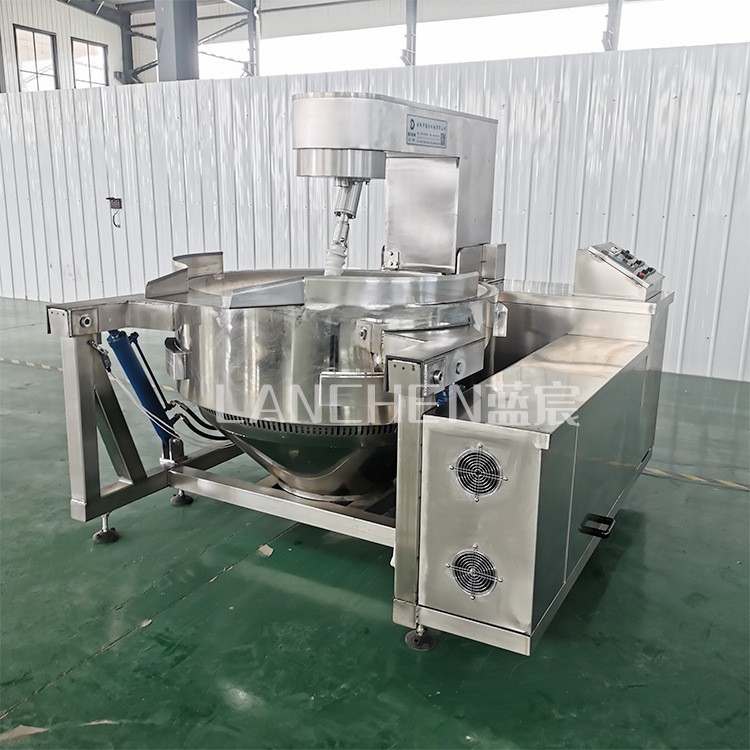 源頭廠家全自動電磁行星炒鍋 火鍋底料炒料機 辣白菜自動攪拌炒鍋