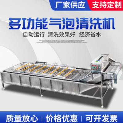 氣浴式海鮮果蔬清洗設備 中藥材氣泡清洗機 海帶翻浪式氣泡清洗機