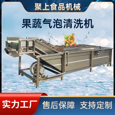 商用中藥材全自動(dòng)噴淋洗菜機(jī) 韭菜去泥沙凈菜設(shè)備 白菜氣泡清洗機(jī)
