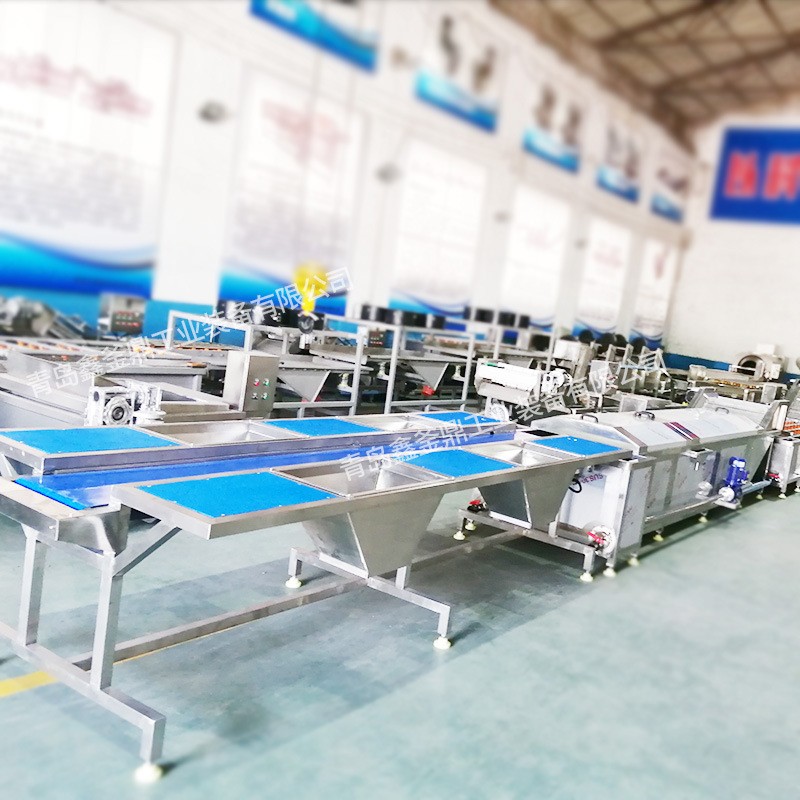 鑫釜鼎半成品預(yù)制菜制作設(shè)備 凈菜加工流水線 速食料理全套機(jī)器