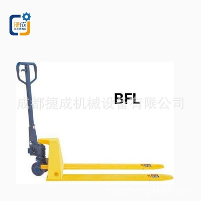 捷成叉車手動液壓搬運車3T地牛老虎油液壓托盤車鏟車3噸成都現貨