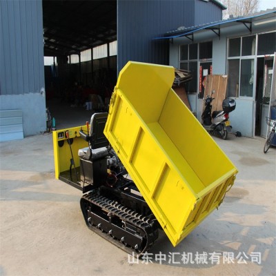 現貨水旱兩用運輸車 機械工程履帶運輸車 水田搬運工程自卸翻斗