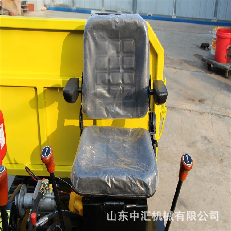 水陸兩用運(yùn)輸車 新款小型橡膠履帶底盤 供應(yīng)手扶農(nóng)用自卸車