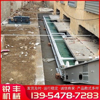 商家供應 養殖全套設備橫向出糞自動清糞機 PVC皮帶不跑偏