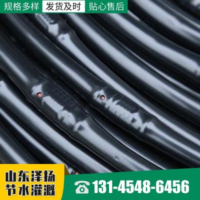 批發內鑲式圓柱滴灌管 蔬菜果園大棚灌溉用黑色大棚滴灌管