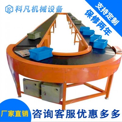 環(huán)形轉(zhuǎn)彎機(jī)輸送機(jī)輸送帶圓形傳送帶食品傳送帶循環(huán)流水線傳送機(jī)