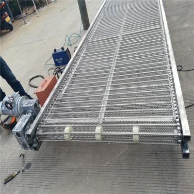 全自動(dòng)多層網(wǎng)帶箱式烘干輸送提升機(jī)蔬菜水果脫水防銹網(wǎng)帶輸送機(jī)