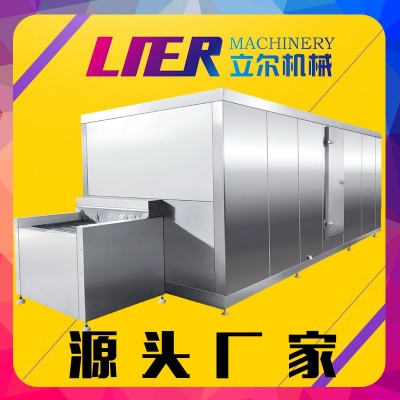 速凍料理包設(shè)備 水餃包子面餅速凍隧道 預(yù)制菜隧道式速凍機(jī)