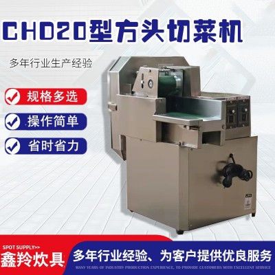 現(xiàn)貨銷(xiāo)售商用不銹鋼20方頭切菜機(jī) 蔬菜切片段丁絲小型切菜機(jī)