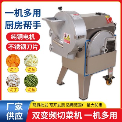 601型單頭多功能切菜機(jī)酒店食堂商用全自切丁切片切絲一體機(jī)廠家