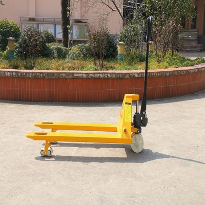 手動液壓托盤搬運車批發2噸3噸5噸裝卸叉車加長托板地牛