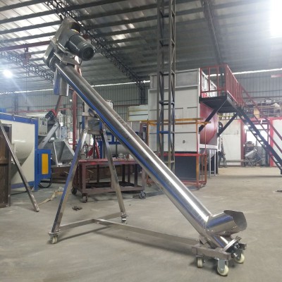 定做各長度159型提升機輸送機設備 豬飼料雞飼料上料 絞龍上料機