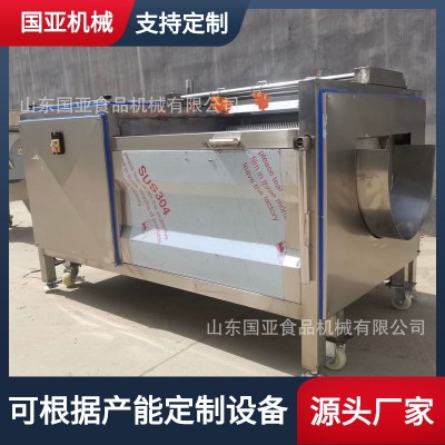 洋蔥毛輥清洗去皮機 全自動地瓜紅薯去皮清洗機 根莖類果蔬脫皮機