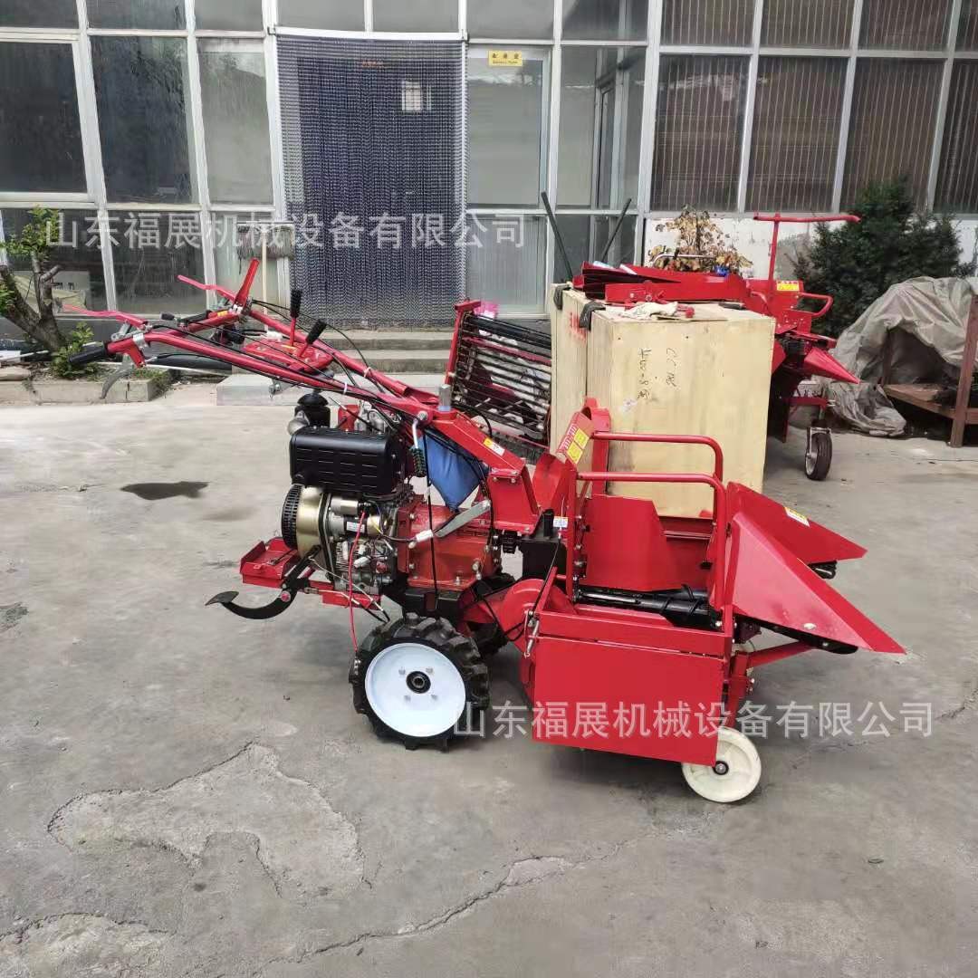 手扶拖拉機前置單行小型玉米收獲機 廠家直銷農(nóng)用小型玉米收獲機