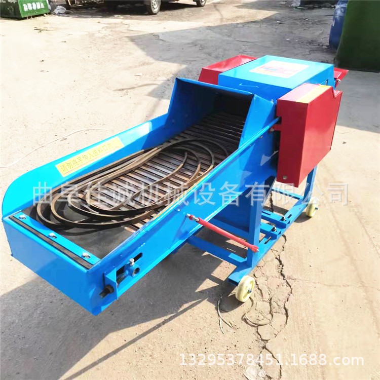 多功能鍘草揉絲機(jī) 干濕兩用飼料粉碎機(jī) 220v家用碎草機(jī)