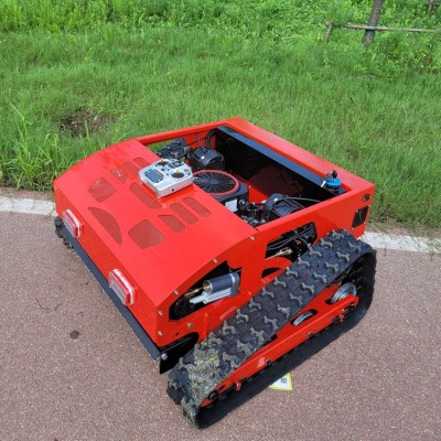 遙控割草機(jī)小型家用履帶式自走草坪機(jī)智能園林果茶園除碎草車(chē)