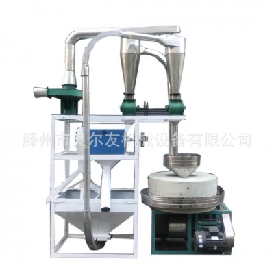 廠家生產全自動石磨面粉機 電動石磨機組 小麥面粉加工成套設備