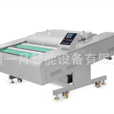 廠家直供 連續式滾動真空機 商用 真空包裝機PLC+觸摸屏