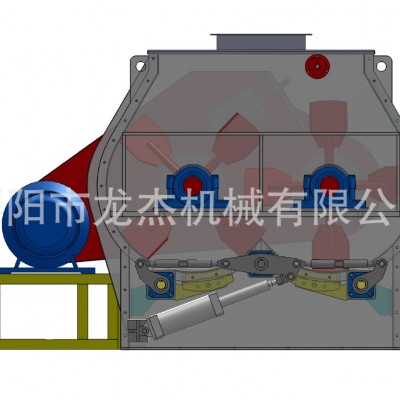 SSHJ0.2碳鋼飼料、預(yù)混料、化學(xué)、醫(yī)藥雙軸槳葉混合機(jī)