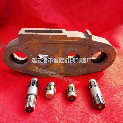 農機配件 旋耕機配件 變速箱 齒輪箱 箱體外殼 總成 四孔側邊箱