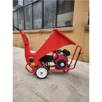 農(nóng)作物秸稈稻草汽油碎料機 園林樹枝粉碎機 家用樹枝樹杈打碎機