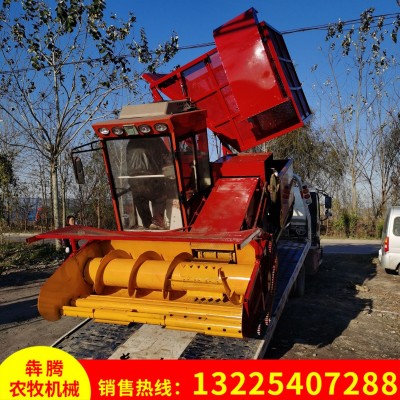 小麥秸稈牧草粉碎回收機(jī)履帶式青儲(chǔ)收割機(jī) 地滾刀圓盤青儲(chǔ)飼料機(jī)