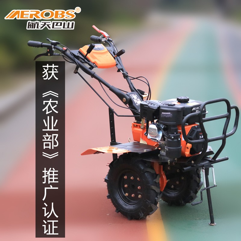 廠家直發(fā)多功能汽油微耕機(jī) 農(nóng)用農(nóng)耕機(jī)開(kāi)溝除草耕地機(jī) 小型耕地機(jī)
