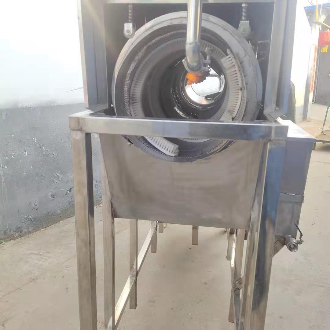 不銹鋼滾筒洗袋機 大型火腿腸外包裝清洗機 高壓噴淋式洗瓶機