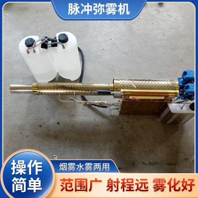 廠家供應(yīng)金雙管鋰電豪華版彌霧機(jī)煙霧水霧兩用噴霧機(jī)消毒打藥機(jī)