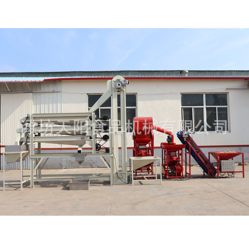 花生去石剝殼分級一體機