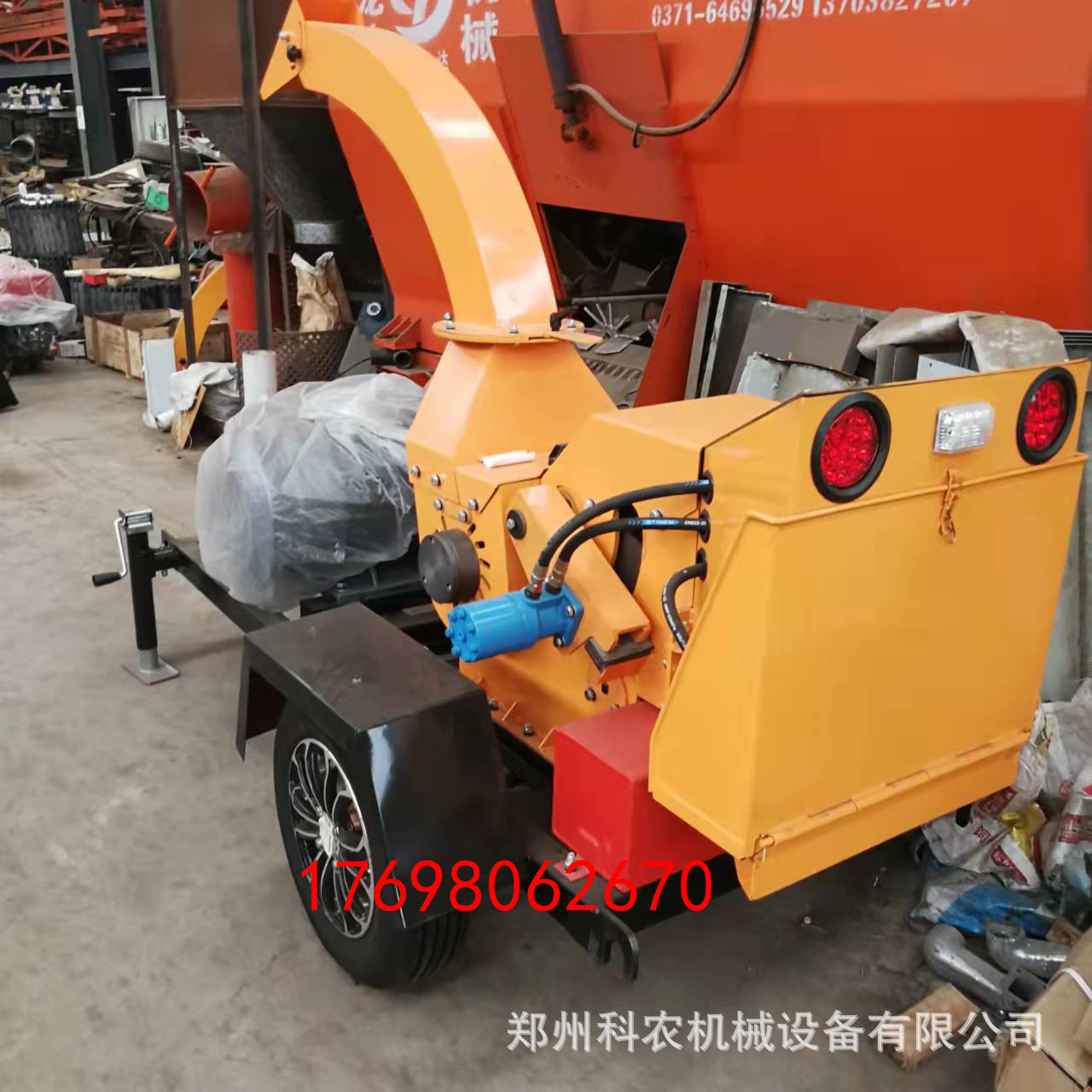 移動樹枝粉碎機