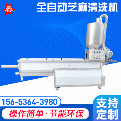 不銹鋼芝麻清洗機 全自動芝麻清洗機 砂土去除干凈的芝麻清洗機